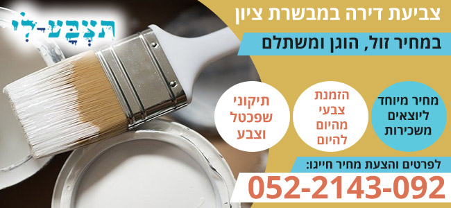 צביעת דירה במבשרת ציון